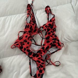 One piece bathing suit
